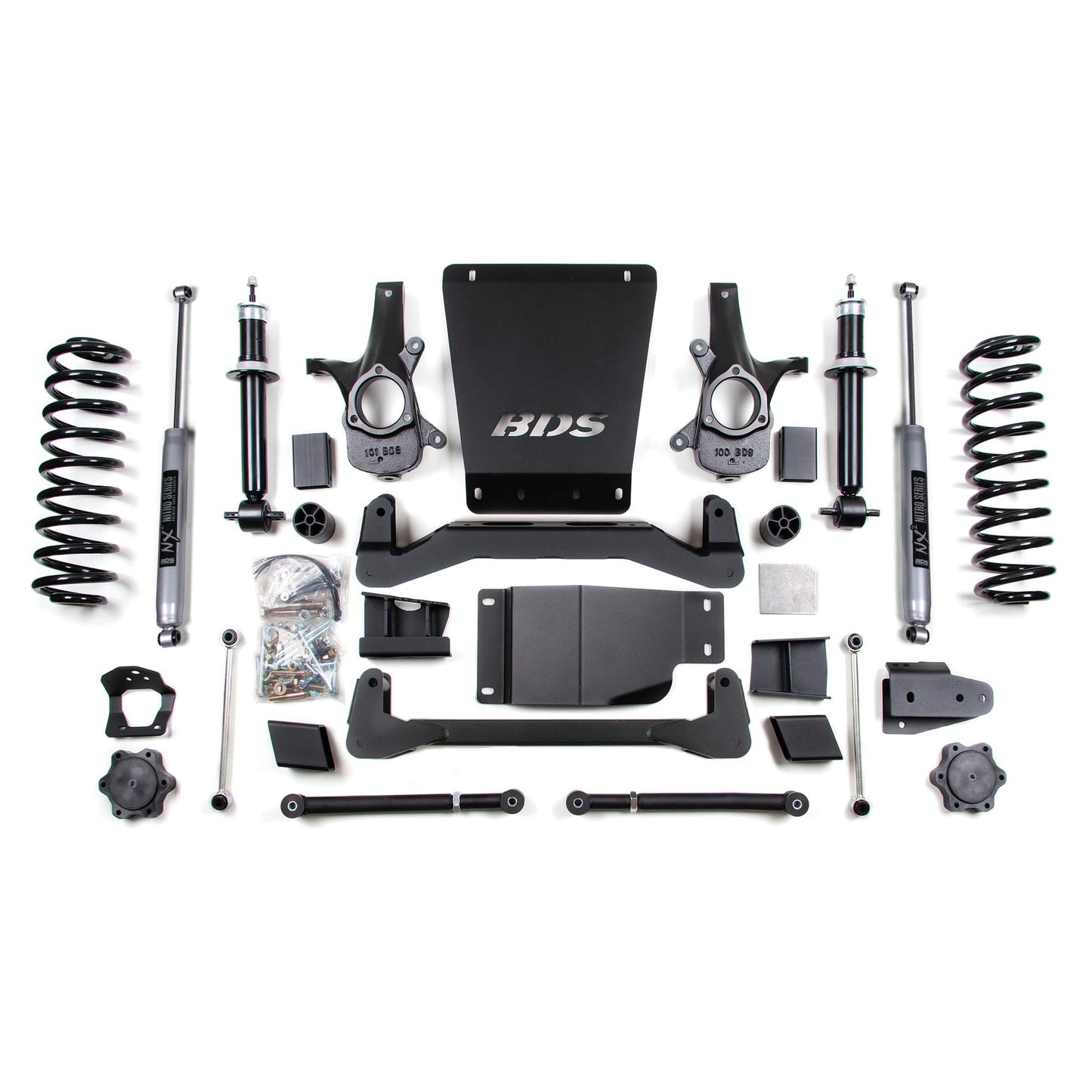 BDS Suspension | 6 Inch Lift Kit Chevy/GMC Avalanche Surburban Tahoe or Yukon 1500 07-14 4WD Fox 2.0 Performance Shocks | BDS178FS