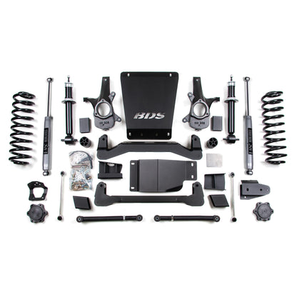 BDS Suspension | 6 Inch Lift Kit Chevy/GMC Avalanche Surburban Tahoe or Yukon 1500 07-14 4WD Fox 2.0 Performance Shocks | BDS178FS