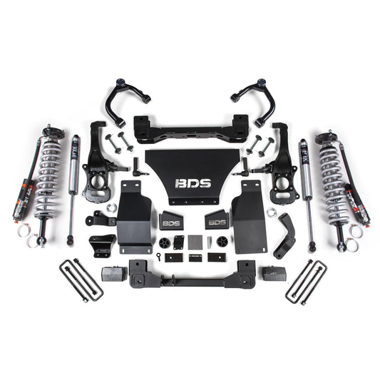 BDS Suspension | 4 Inch Lift Kit FOX 2.5 Performance Elite Coil-Over Silverado/Sierra 1500 19-24 4WD Gas Fox 2.0 Performance Shocks | BDS1800FPE