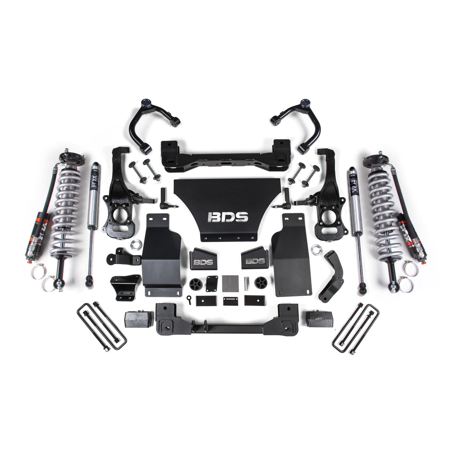BDS Suspension | 6 Inch Lift Kit FOX 2.5 Performance Elite Coil-Over Silverado/Sierra 1500 19-24 4WD Gas Strut Spacer Fox 2.0 Performance | BDS1801FPE