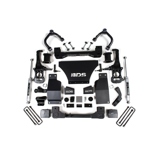 BDS Suspension | 6 Inch Lift Kit Silverado/Sierra 1500 19-24 4WD Gas Fox 2.0 Performance | BDS1801FSR