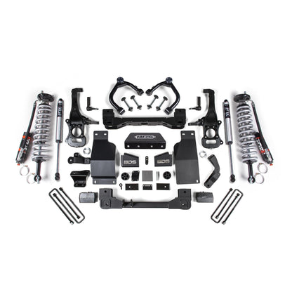 BDS Suspension | 4 Inch Lift Kit Coil-Over Silverado/Sierra 1500 19-24 4WD Diesel Fox 2.0 Performance Shocks | BDS1802FPE