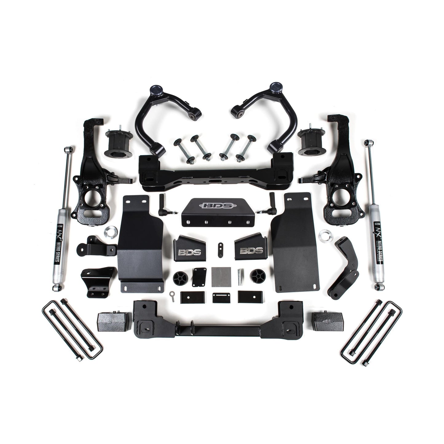BDS Suspension | 4 Inch Lift Kit Silverado/Sierra 1500 19-24 4WD Diesel Fox 2.0 Performance | BDS1802FSR