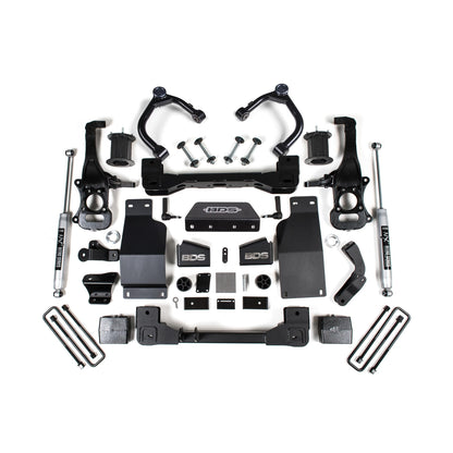 BDS Suspension lift kits for Silverado/Sierra 1500 2019-2024 with 6 inch lift components