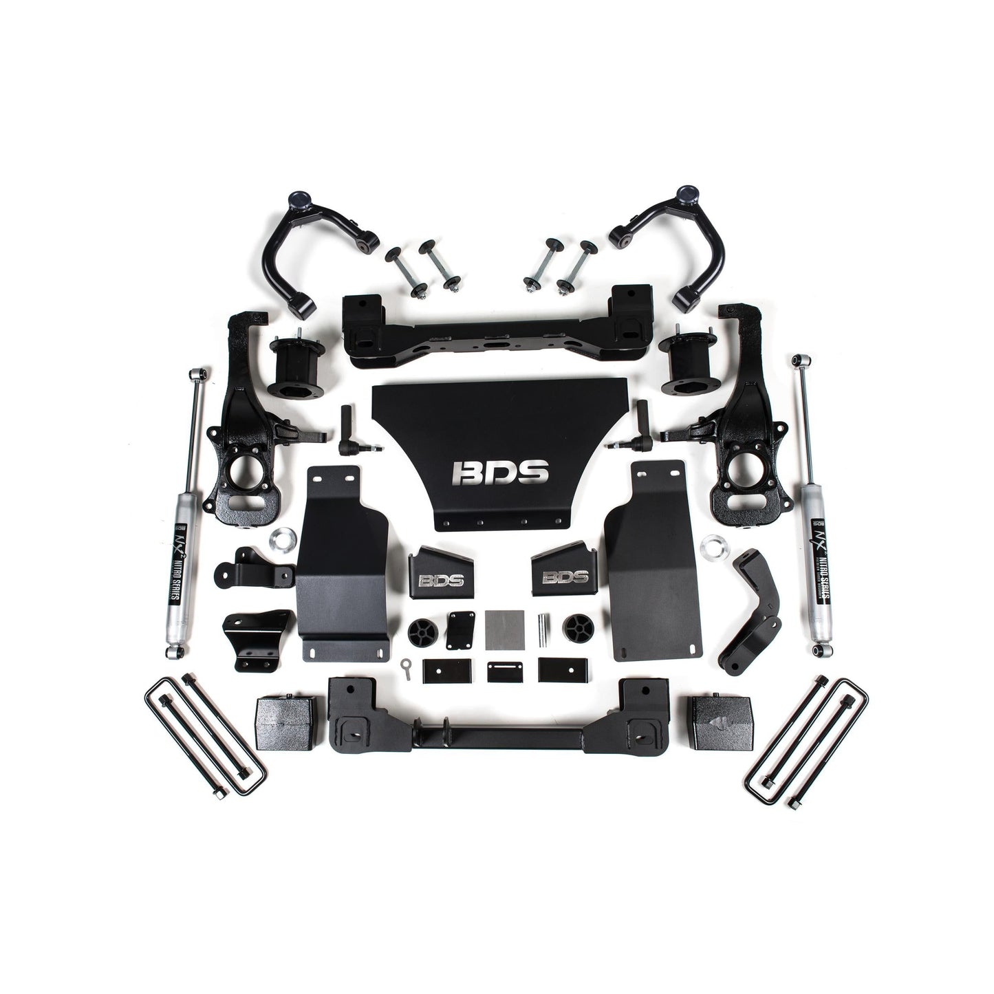 BDS Suspension | 4 Inch Lift Kit Chevy Trail Boss or GMC AT4 1500 19-24 4WD Gas NX2 Nitro Shock | BDS1805H