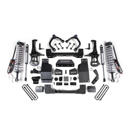 BDS Suspension | 4 Inch Lift Kit FOX 2.5 Performance Elite Coil-Over Chevy Trail Boss or GMC AT4 1500 20-24 4WD Diesel Fox 2.0 Performance Shocks | BDS1807FPE