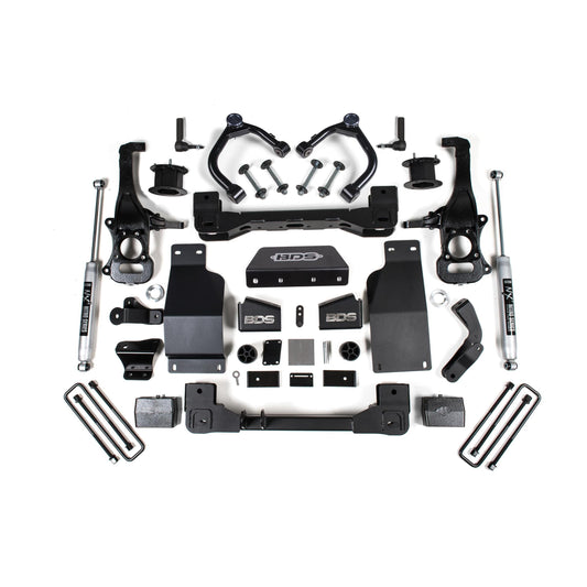 BDS Suspension | 4 Inch Lift Kit Chevy Trail Boss or GMC AT4 1500 20-24 4WD Diesel Fox 2.0 Performance Shocks | BDS1807FS