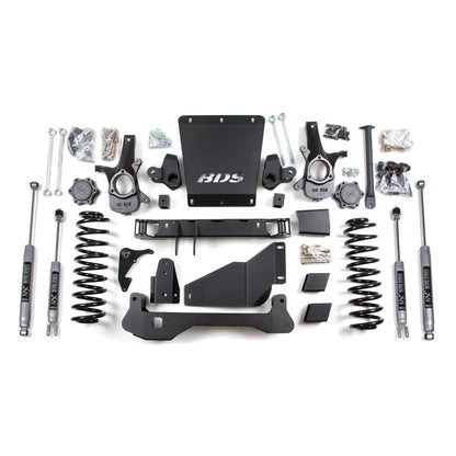 BDS Suspension lift kit components for Chevy/GMC Avalanche, Suburban, Tahoe, Yukon 1500 2000-2006