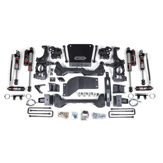 BDS Suspension | 6.5 Inch Lift Kit FOX Performance Elite Silverado/Sierra 2500HD/3500HD 20-24 4WD 6 Inch Block Kit Without Overload | BDS1823FPE