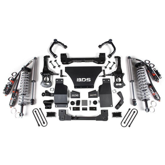 BDS Suspension | 2025 Chevy TB/GMC AT4 1500 4WD 2.5 Inch Suspension Lift Kit 3.0 Diesel / 2.7 Gas 1 Inch Rear Block -Fox 2.5 PES C/O Front Fox 2.5 PES Rear BDS Suspension | BDS1856PES