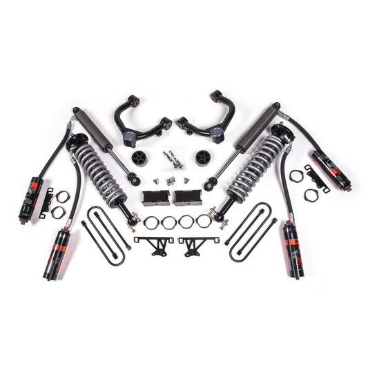 BDS Suspension Lift Kit components for 25-26 Silverado/Sierra 1500 with Fox 2.5 coil-overs
