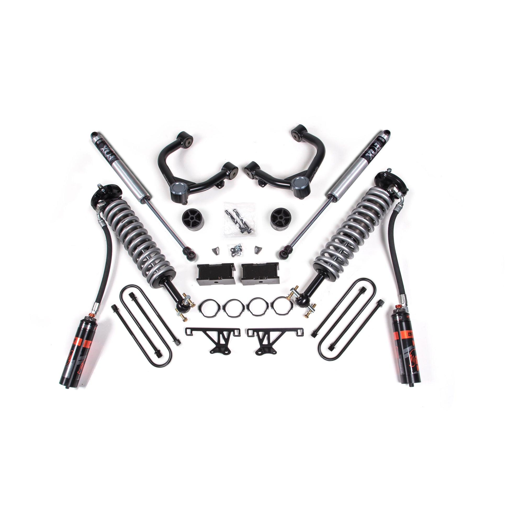 BDS Suspension lift kit components for 2025-2026 Silverado Trail Boss and Sierra 1500 AT4