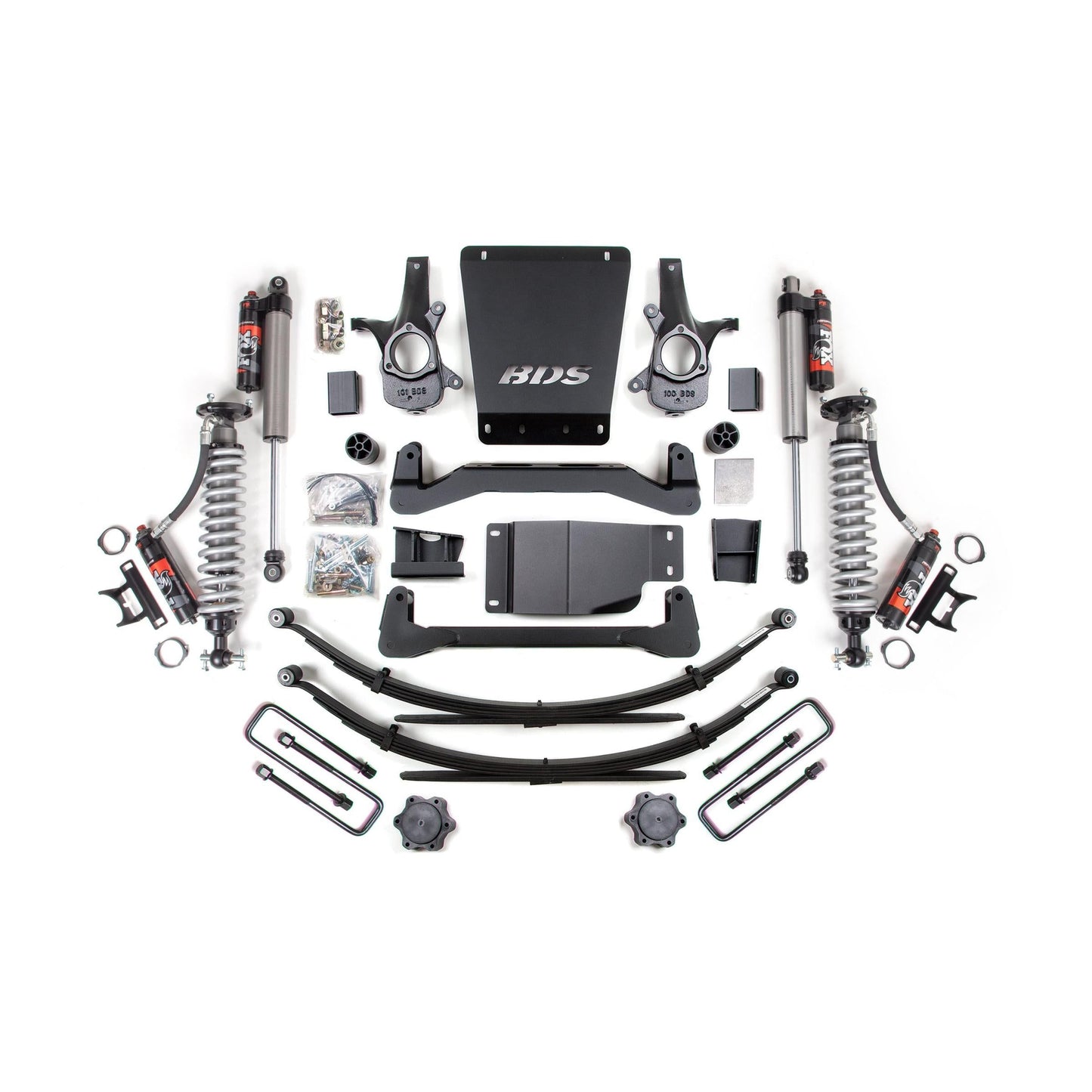 BDS Suspension | 4 Inch Lift Kit FOX 2.5 Performance Elite Leaf Springs Coil-Over 07-13 Silverado/Sierra 1500 4WD BDS Suspension | BDS185PES