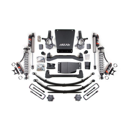 BDS Suspension | 4 Inch Lift Kit FOX 2.5 Performance Elite Leaf Springs Coil-Over 07-13 Silverado/Sierra 1500 4WD BDS Suspension | BDS186PES