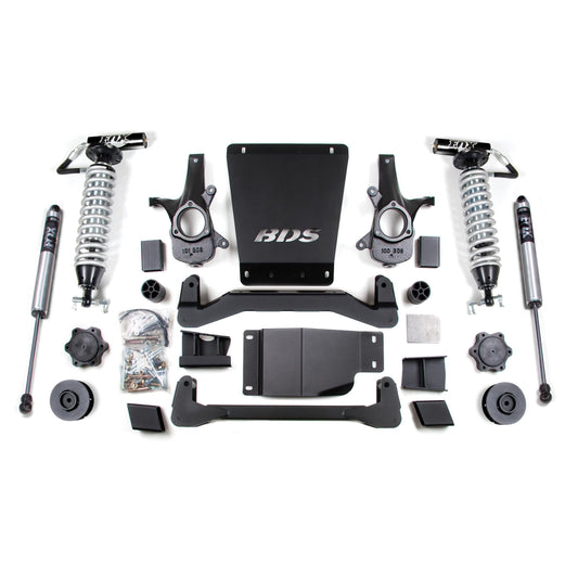 BDS Suspension | 4 Inch Lift Kit FOX 2.5 Coil-Over Avalanche Suburban Tahoe or Yukon 1500 07-14 4WD 2 Inch Lift Coil Spacer Fox 2.5 Performance Shocks | BDS188FDSC