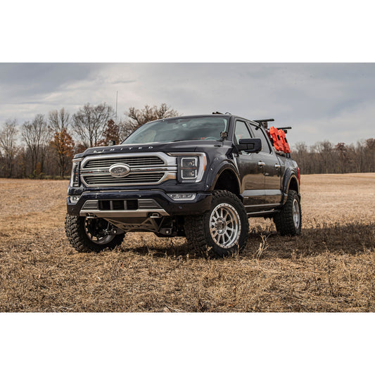 BDS Suspension 6" Lift Kit 2021-2026 F-150 4Wd with FOX coil-overs showcased in field