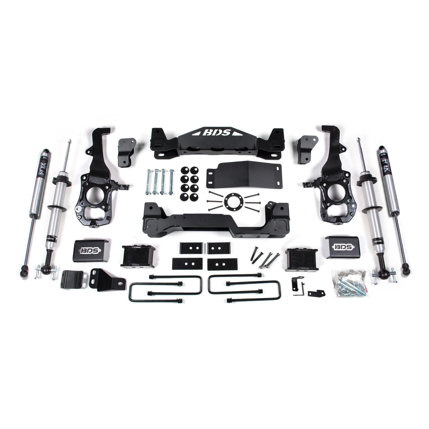 BDS Suspension | 6 Inch Lift Kit FOX 2.0 Strut Ford F150 21-25 4WD 3 Inch Block Kit | BDS1900FSR