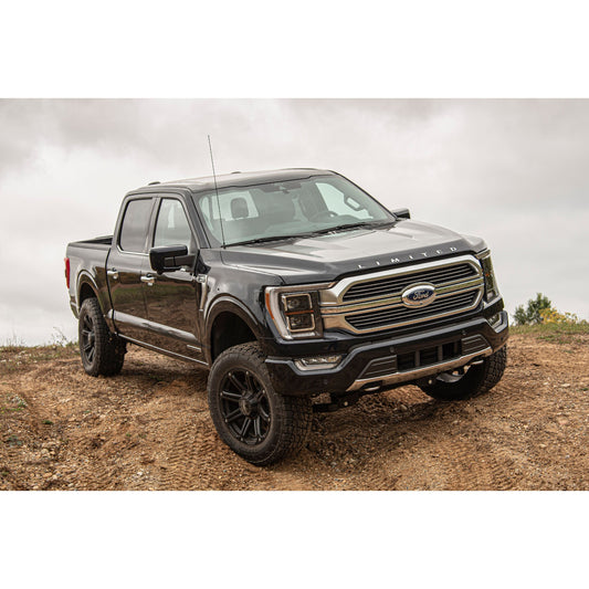 BDS Suspension 4" Lift Kit on 2021-2026 Ford F-150 with off-road tires and enhanced stance