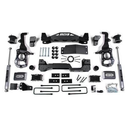 BDS Suspension | 4 Inch Lift Kit Ford F150 21-24 4WD 2 Inch Block Kit NX2 Nitro Shocks | BDS1902H