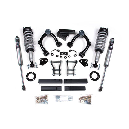BDS Suspension | 3.5 Inch Lift Kit FOX 2.0 Coil-Over Ford Ranger 19-23 4WD Cast Steel Knuckle Fox 2.0 Performance Shocks | BDS1906FSL