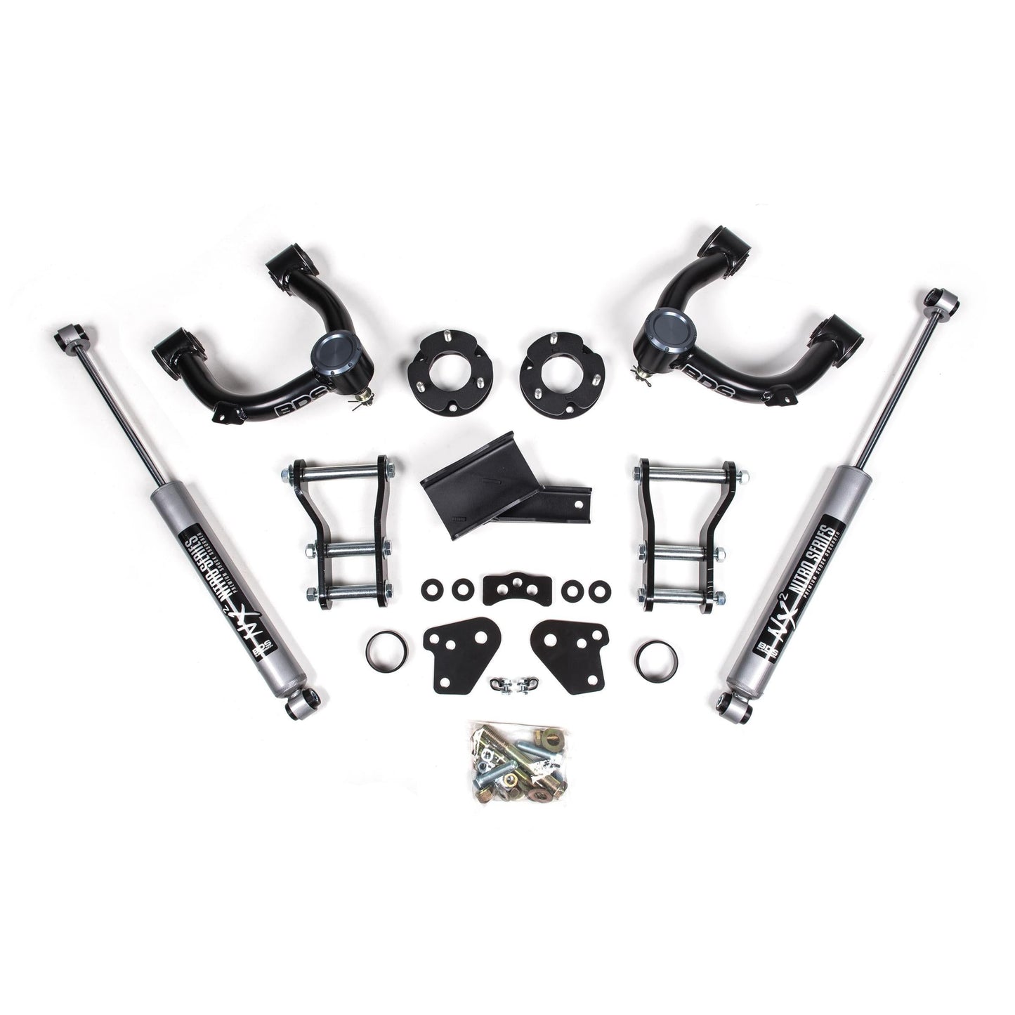 BDS Suspension | 3.5 Inch Lift Kit Ford Ranger 19-23 4WD Cast Steel NX2 Nitro Shocks | BDS1906H