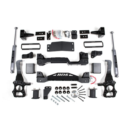 BDS Suspension | 6 Inch Lift Kit Ford F150 09-13 4WD 4 Inch Block Fox 2.0 Performance | BDS1919FS
