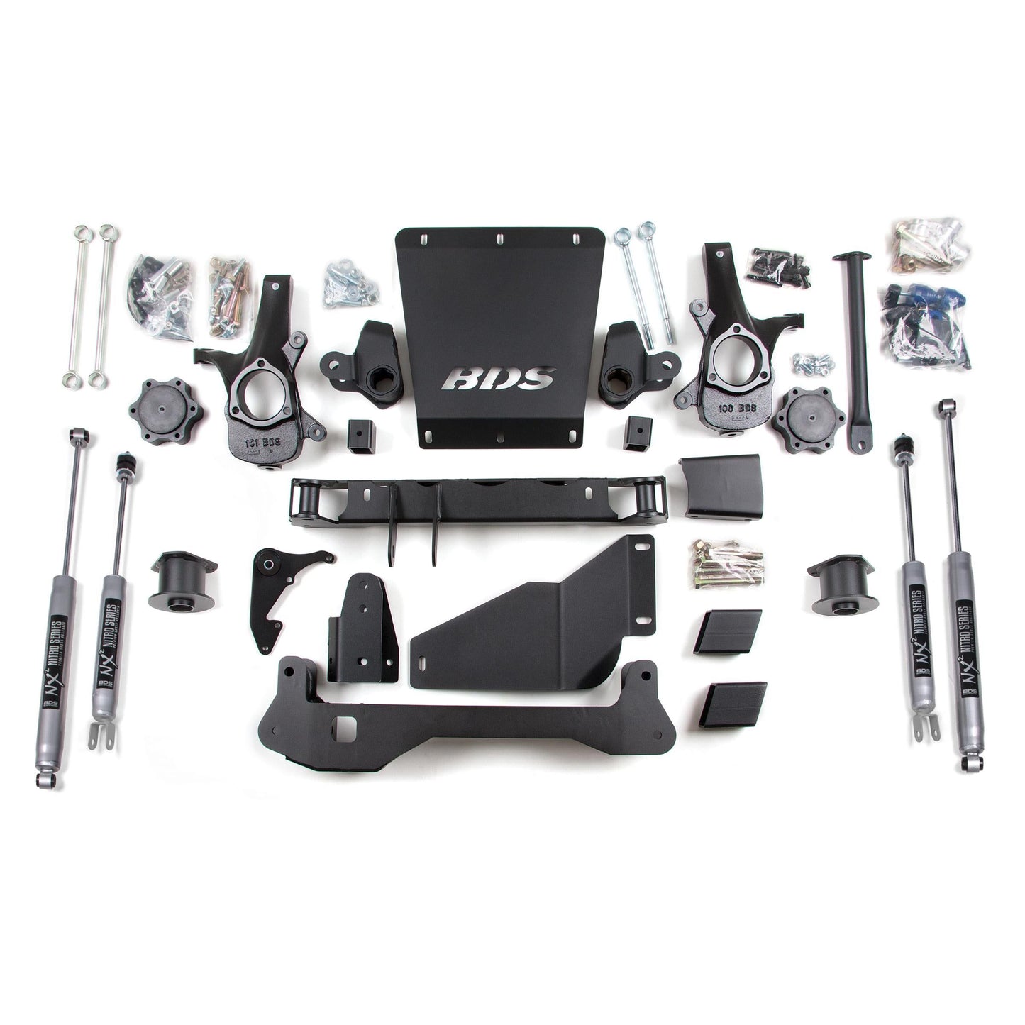 BDS Suspension | 4 Inch Lift Kit Chevy/GMC Avalanche Surburban Tahoe or Yukon 1500 00-06 4WD Fox 2.0 Performance | BDS191FS