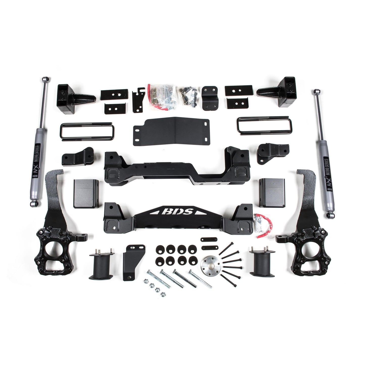 BDS Suspension | 6 Inch Lift Kit Ford F150 2014 4WD 4 Inch Block Kit Fox 2.0 Performance Shocks | BDS1921FS
