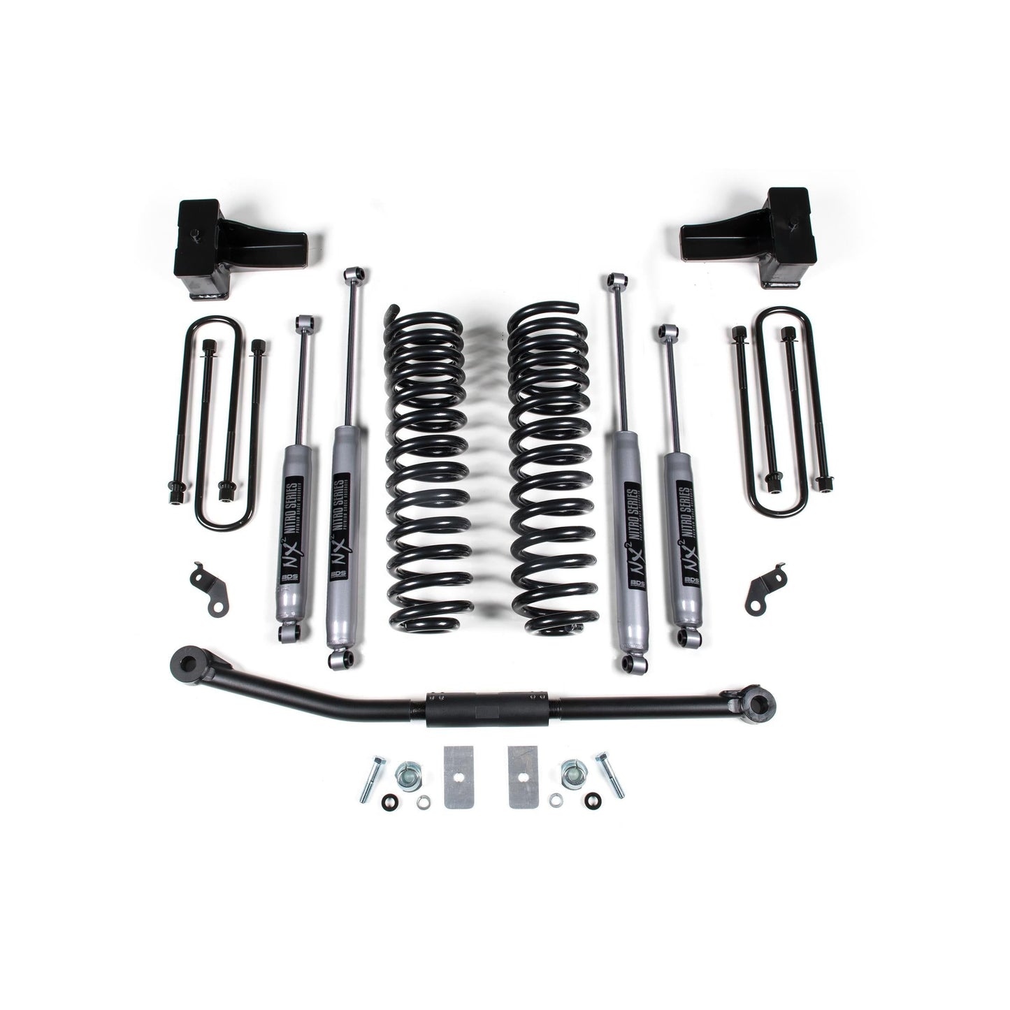 BDS Suspension | 2.5 Inch Lift Kit Ford F250/F350 Super Duty 11-16 4WD Diesel No Block NX2 Nitro Shocks | BDS1927H
