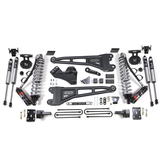 BDS Suspension | 6 Inch Lift Kit w/ Radius Arm FOX 2.5 Performance Elite Coil-Over Conversion Ford F250/F350 Super Duty 05-07 4WD Diesel 4 Inch Block Without Overload | BDS1943FPE