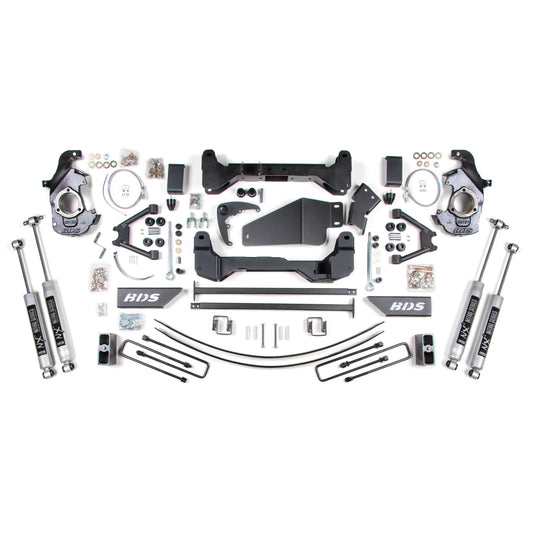 BDS Suspension | 6 Inch Lift Kit Chevy/GMC Suburban Tahoe Yukon 1500 92-98 NX2 Nitro Shocks | BDS195H
