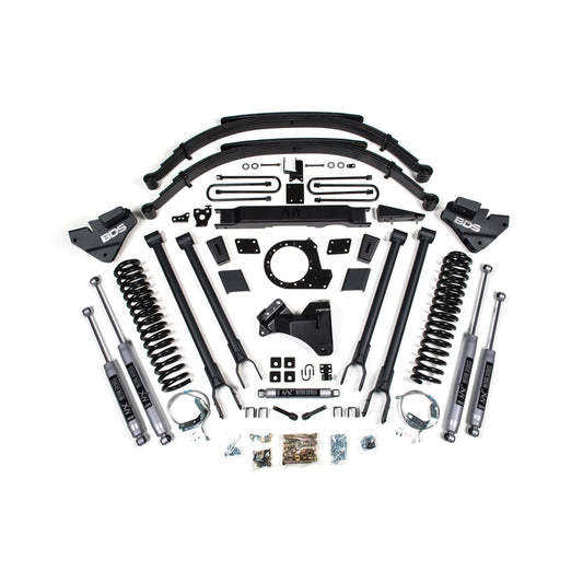 BDS Suspension | 9 Inch Lift Kit w/ 4-Link Ford F250/F350 Super Duty 20-22 4WD Gas With NX2 Nitro Shocks | BDS1960H