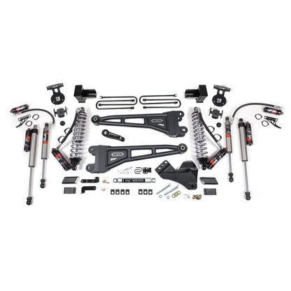 BDS Suspension | 4 Inch Lift Kit w/ Radius Arm FOX 2.5 Performance Elite Coil-Over Conversion Ford F250/F350 Super Duty 17-19 4WD Diesel 5 Inch Block 2 Leaf Main FOX 2.5 Performance Elite | BDS1967FPE