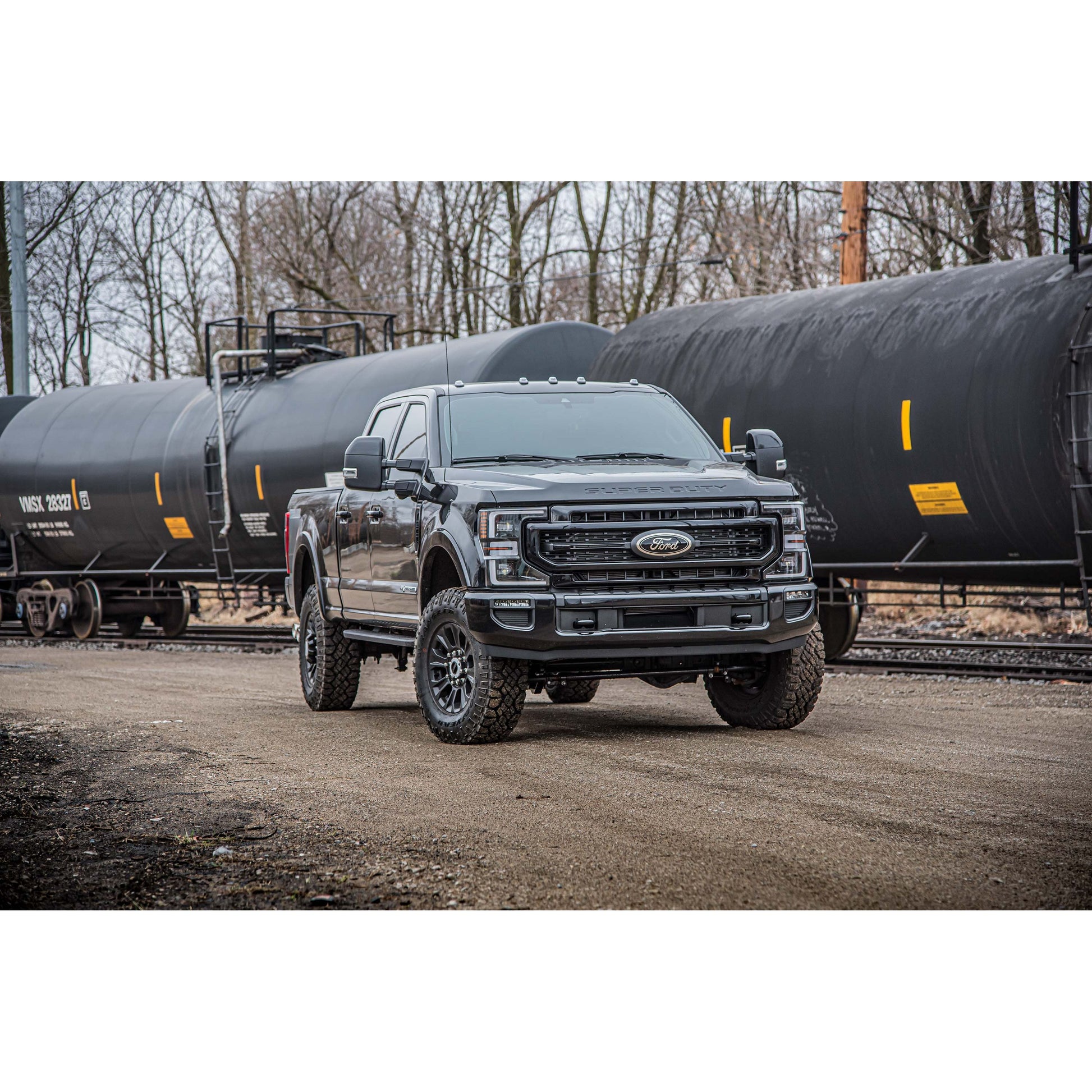 BDS Suspension 5" Radius Arm Lift Kit on a 2020-2022 Super Duty 4Wd Diesel truck.