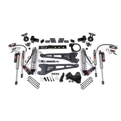BDS Suspension | 6 Inch Lift Kit w/ Radius Arm FOX 2.5 Performance Elite Coil-Over Conversion Ford F250/F350 Super Duty 17-19 4WD Diesel 5 Inch Block With 2 Leaf Main Performance Elite | BDS1983FPE