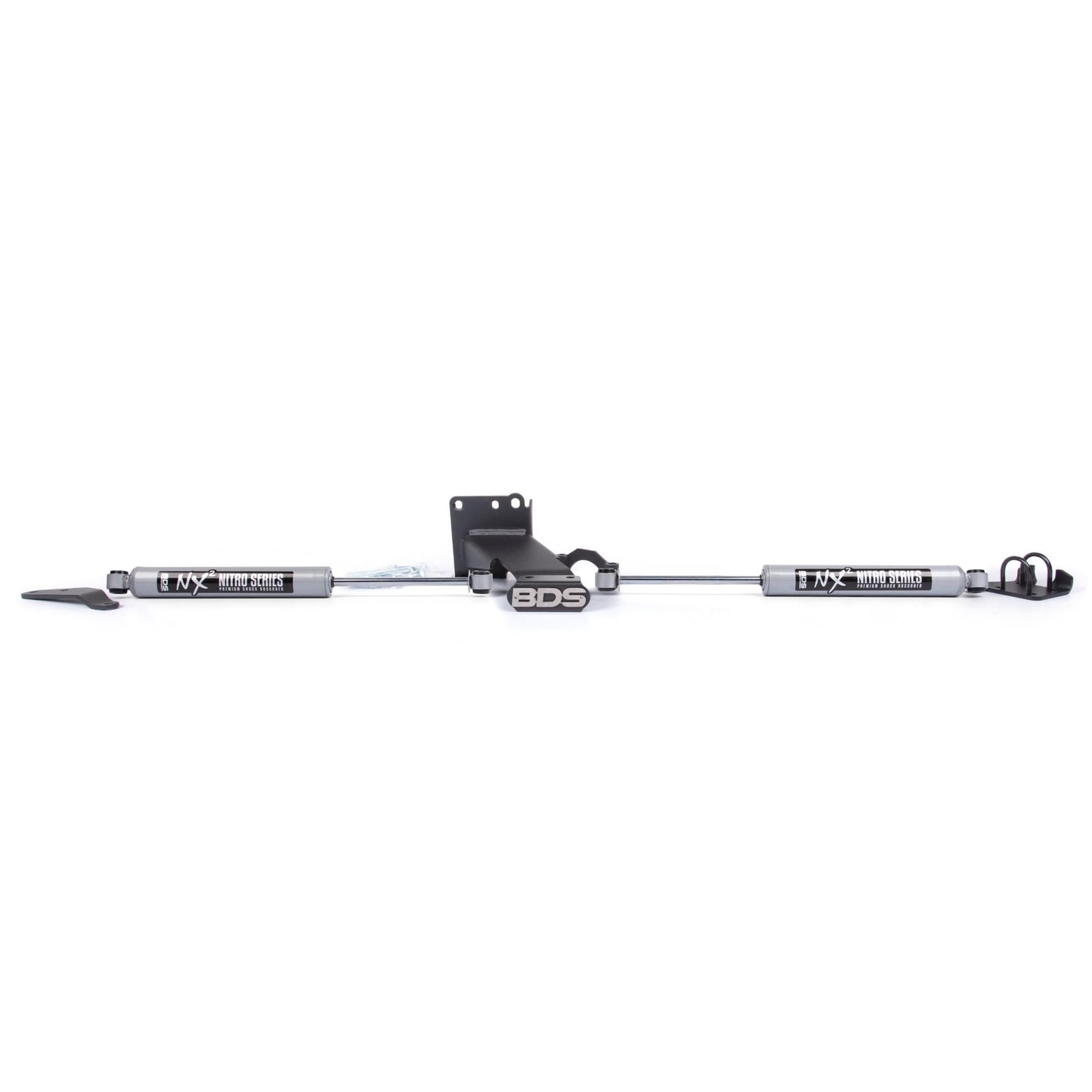 BDS Suspension | Dual Steering Stabilizer Kit w/ NX2 Shocks T-Style Steering Ram 2500/3500 19-24 4WD | BDS2031DH