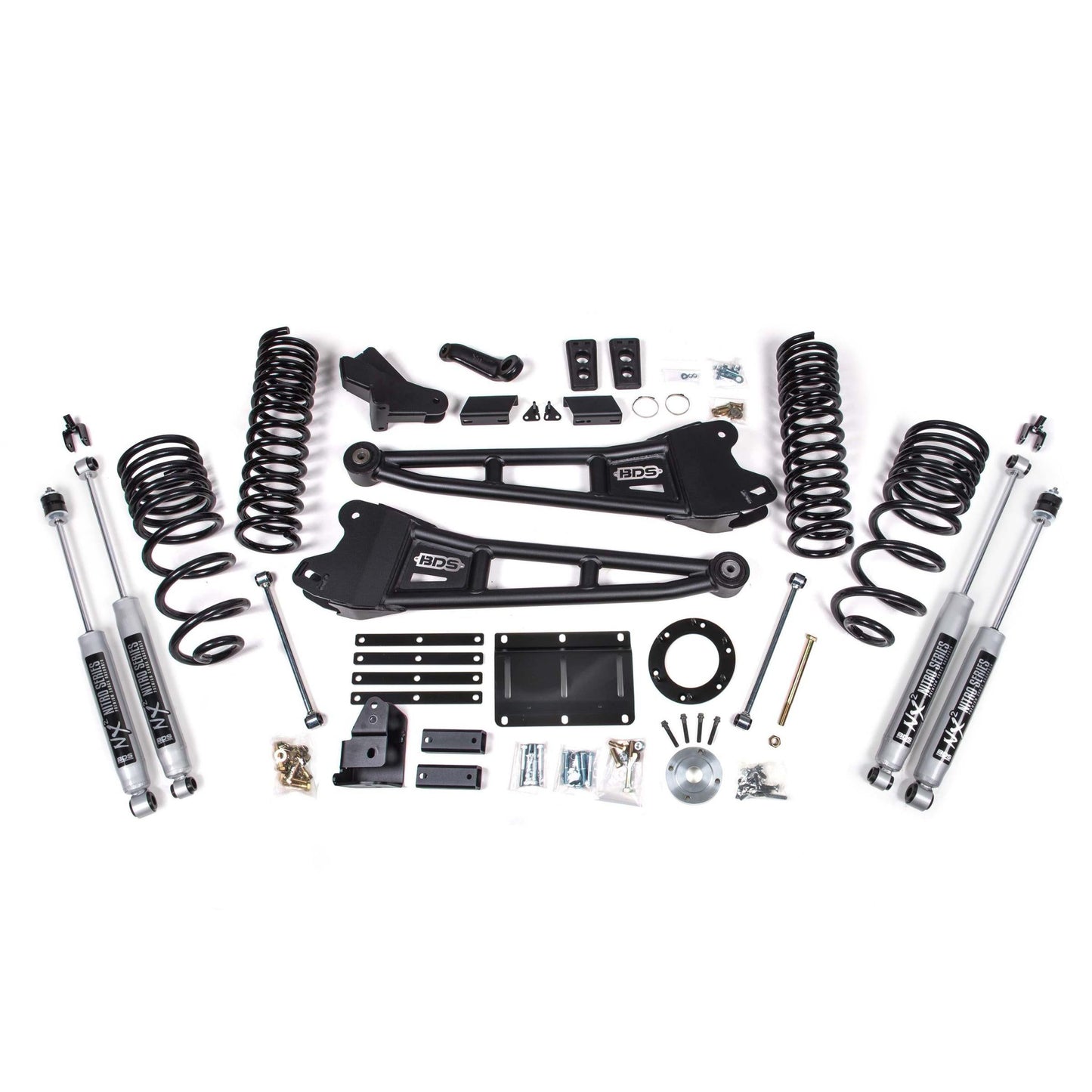 BDS Suspension | 5.5 Inch Lift Kit w/ Radius Arm Ram 2500 14-18 4WD Gas Fox 2.0 Performance Shocks | BDS2101FS
