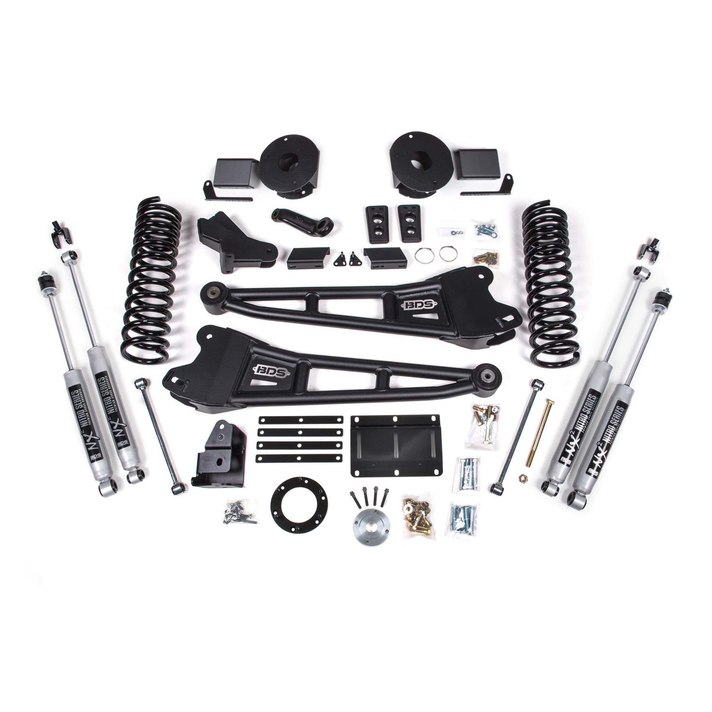 BDS Suspension | 6 Inch Lift Kit w/ Radius Arm Ram 2500 w/ Rear Air Ride 14-18 4WD Diesel NX2 Nitro | BDS2102H