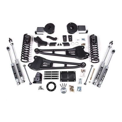 BDS Suspension | 5.5 Inch Lift Kit w/ Radius Arm Ram 2500 w/ Rear Air Ride 14-18 4WD Gas Fox 2.0 Performance Shocks | BDS2103FS