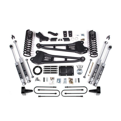 BDS Suspension | 5.5 Inch Lift Kit w/ Radius Arm Ram 3500 13-18 4WD Gas NX2 Nitro Shocks | BDS2105H
