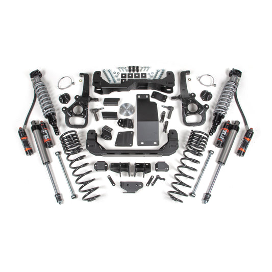 BDS Suspension lift kit components for 2025-2026 Ram 1500 with FOX 2.5 Performance Elite shocks.
