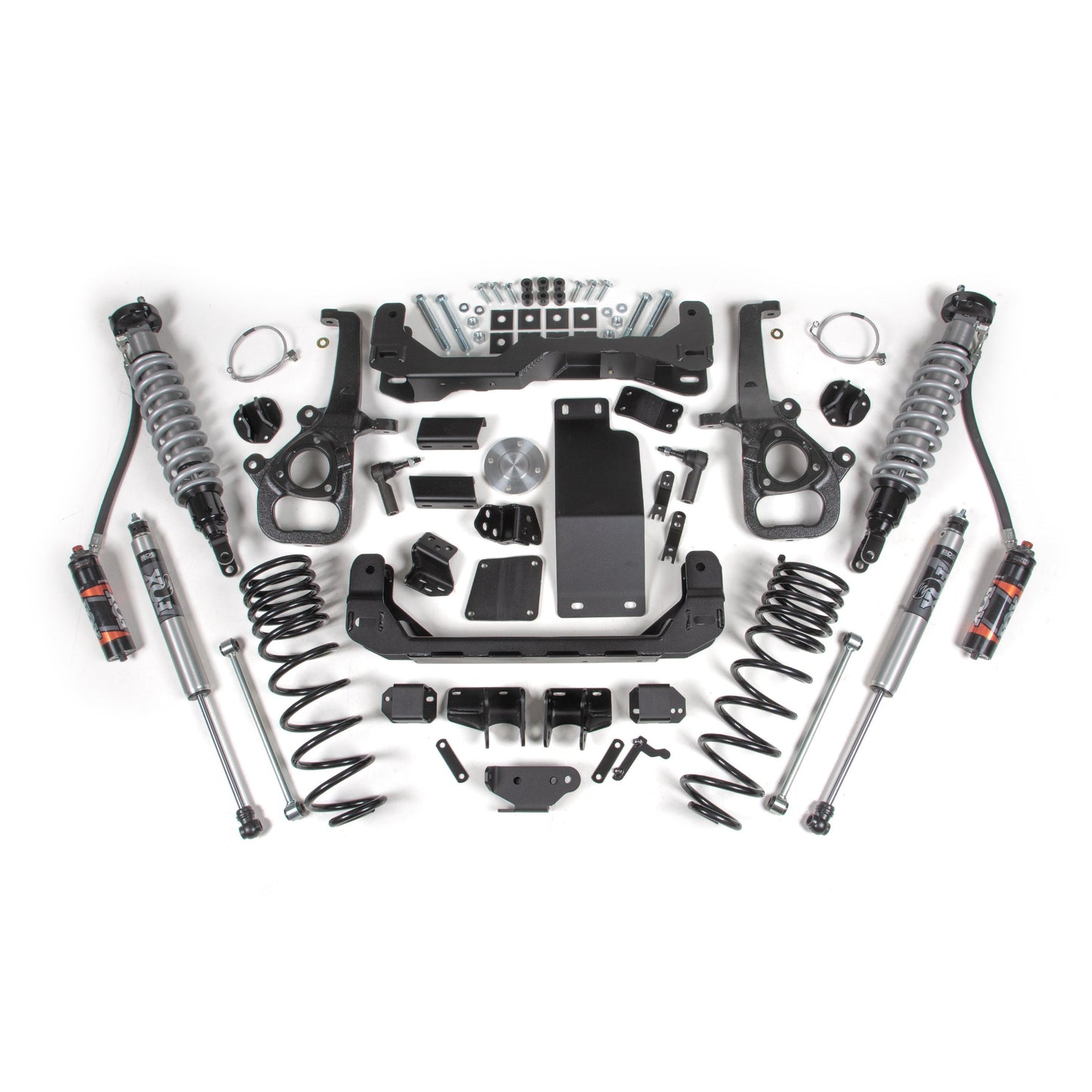 BDS Suspension lift kit components for 25-26 Ram 1500 Rebel with FOX 2.5 shocks