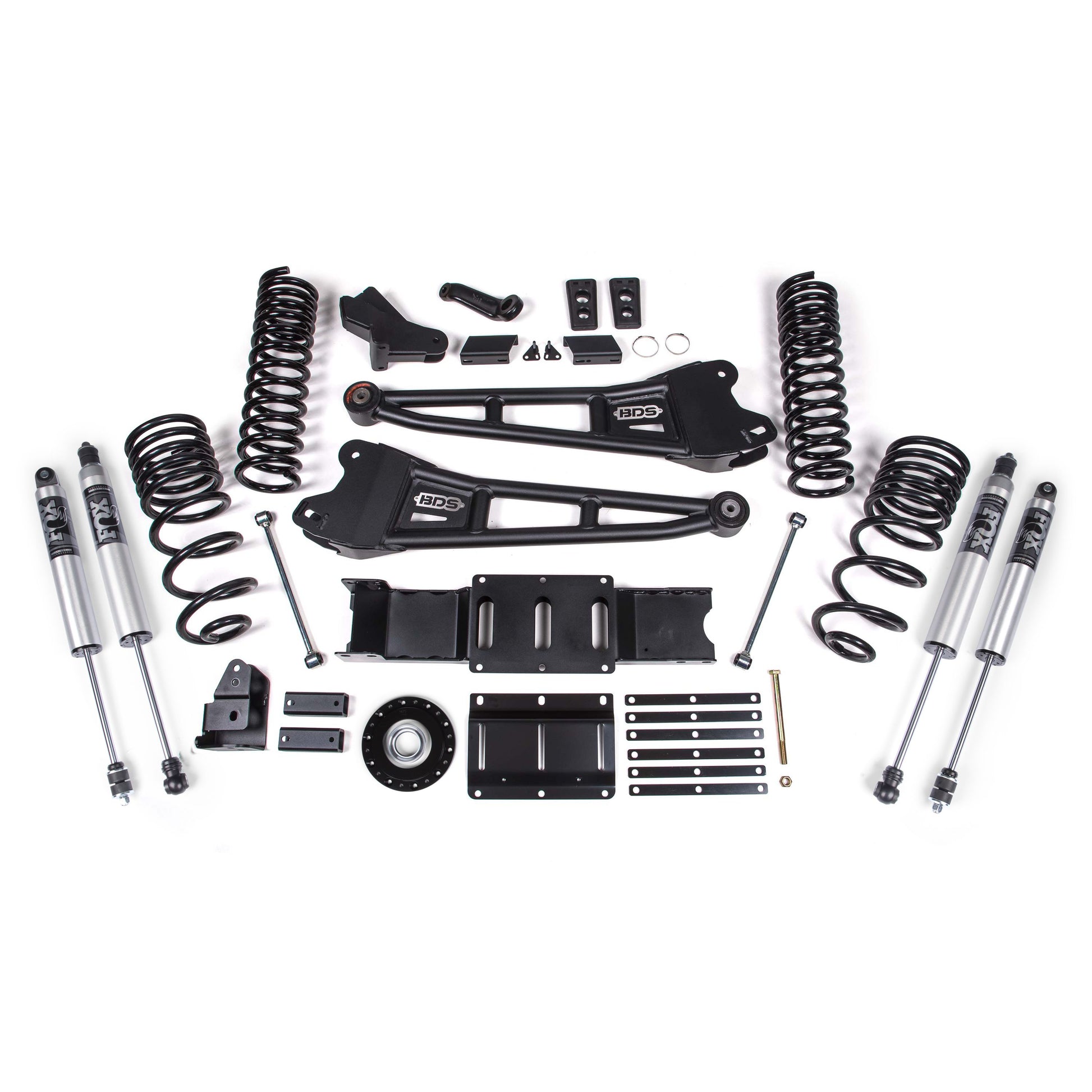 BDS Suspension lift kit components for 25-26 Ram 2500 4WD Diesel with 6-inch lift height