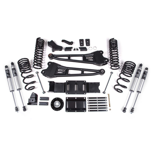 BDS Suspension lift kit components for 25-26 Ram 2500 4WD Diesel with 6-inch lift height