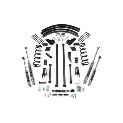 BDS Suspension | 4.5 Inch Lift Kit Long Arm Conversion Dodge Ram 2500/3500 94-99 4WD Block with Factory Overload FOX 2.0 Performance | BDS214FS