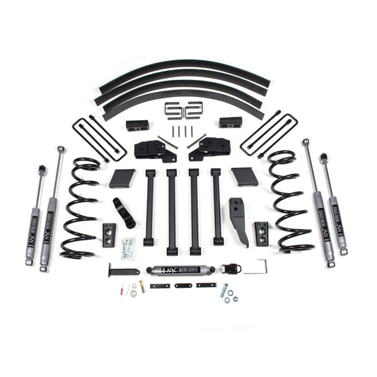 BDS Suspension | 5 Inch Lift Kit Dodge Ram 2500/3500 00-02 4WD Block Kit Without Factory Overload NX2 Nitro | BDS217H