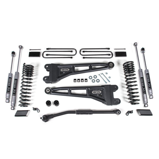 BDS Suspension | 3 Inch Lift Kit w/ Radius Arm Ford F250/F350 Super Duty 23-24 4WD NX2 Nitro Shocks | BDS2200H