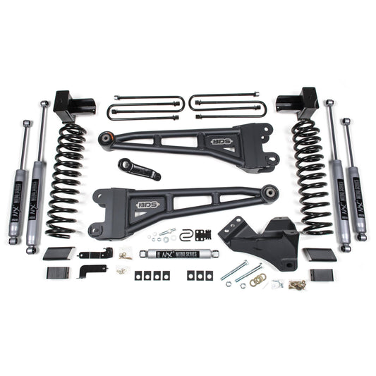 BDS Suspension | 5 Inch Lift Kit w/ Radius Arm Ford F250/F350 Super Duty 23-24 4WD Gas Leaf Springs Fox 2.0 Performance | BDS2209FS