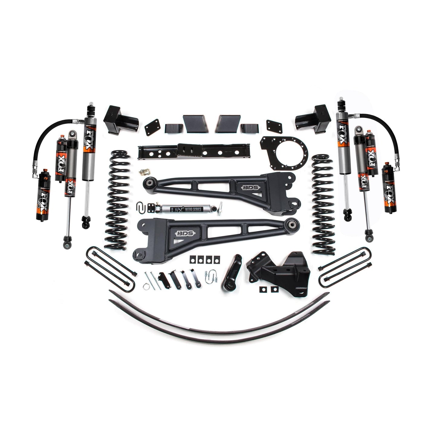 BDS Suspension | 7 Inch Lift Kit w/ Radius Arm Ford F350 Super Duty DRW 20-22 4WD Diesel Fox 2.5 Performance Elite Shocks | BDS2217FPE