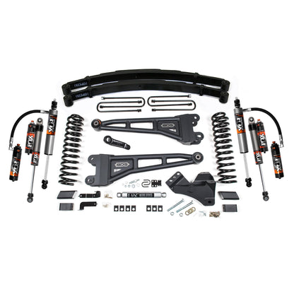 BDS Suspension | 4 Inch Lift Kit w/ Radius Arm Ford F250/F350 Super Duty 17-19 4WD Gas Leaf Springs Fox 2.5 Performance Elite Shocks | BDS2235FPE